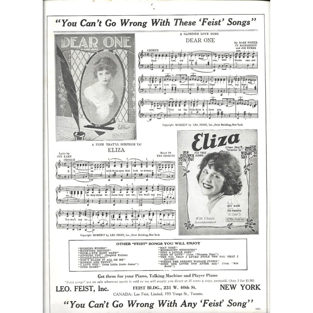 Antique 1920s Leo Feist Sheet Music "Doodle-Doo-Doo" by Art Kassel & Mel Stitzel - Picture 2 of 4
